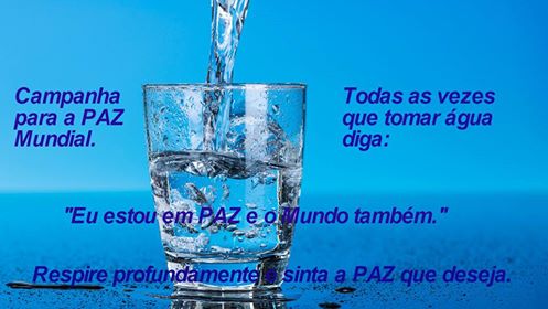 agua paz mundial